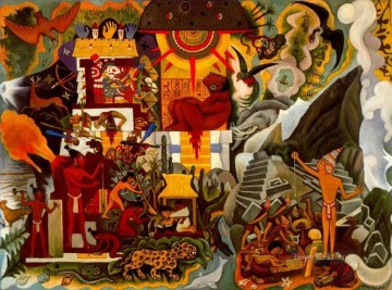 Diego Rivera Painting - Pre Hispanic America Diego Rivera